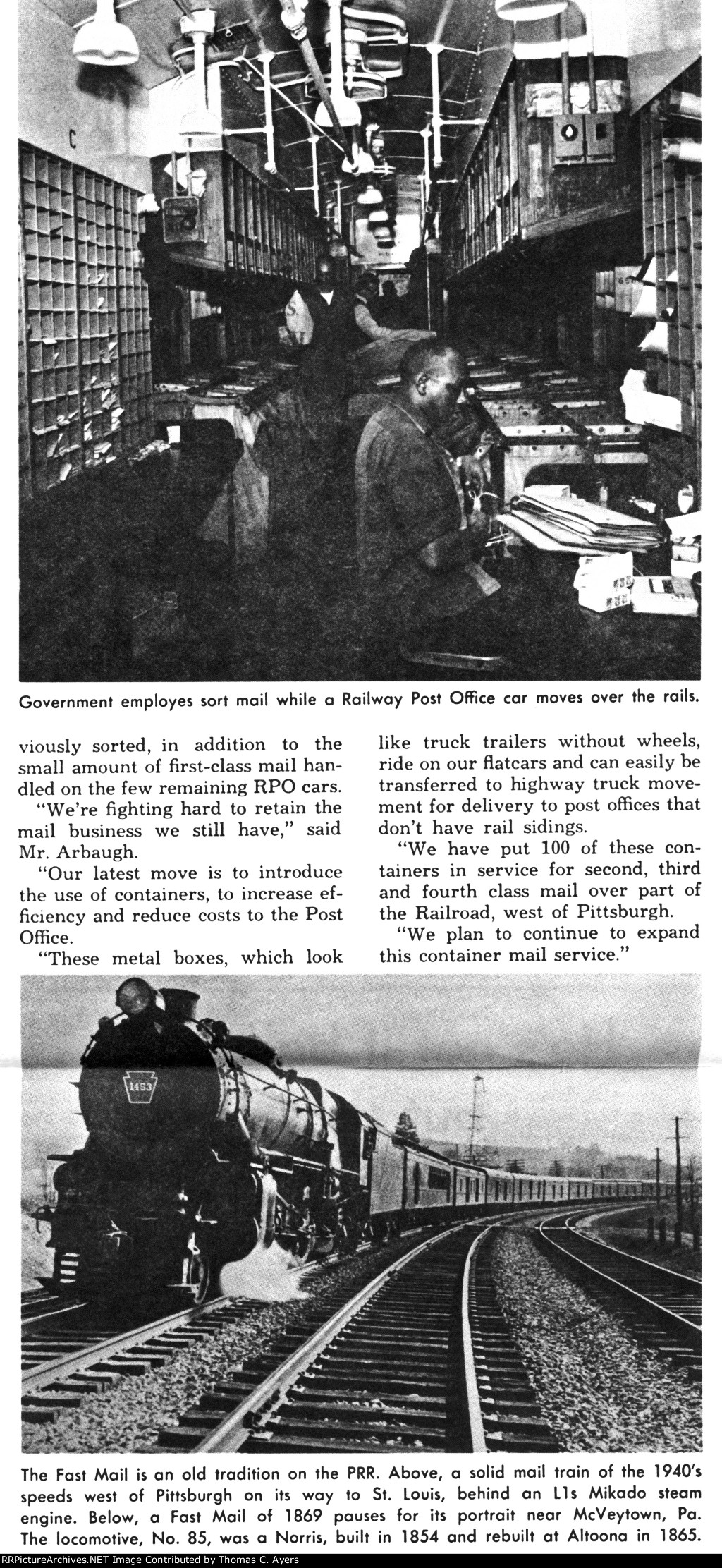 PRR "The RPO Cars," Page 5 (right), 1967